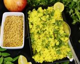 खट्टा मीठा पोहा (Khatta meetha poha recipe in Hindi) रेसिपी चरण 3 फोटो