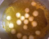 A picture of step 4 of Orange Rasgulla.