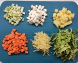Foto del passaggio 1 della ricetta Minestrone con borlotti e rape violette
