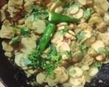A picture of step 6 of اروی کی بھاجی.