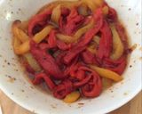 Une image de l'étape 8 de Salade de poivrons.