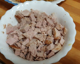 Foto del paso 1 de la receta: Espirales con solomillo de cerdo (aprovechamiento)