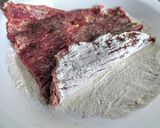 Foto del paso 4 de la receta: MILANESA a🐎Caballo con Hogao Colombiano y Tocineta🥓...!