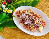 A picture of step 5 of Alo chana chat.