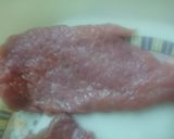A picture of step 1 of Beef ke pasande.