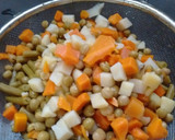 Foto del paso 2 de la receta: Tortilla de vegetales  enlatados