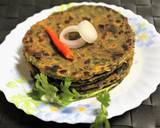 Kulfa Saag Paratha recipe step 3 photo