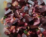 A picture of step 3 of Beetroot Dry Curry With Sesame seeds and Coconut.