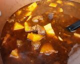 A picture of step 3 of A1 Steakhouse Soup.