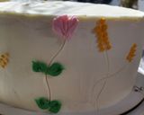 Foto del paso 1 de la receta: Torta de cumpleaños sin gluten con flores naturales💐