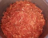A picture of step 1 of Gajar ka Halwah.