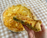 Foto del paso 4 de la receta: Quiche de espárragos, puerro y queso de cabra