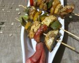 A picture of step 5 of Grilled vegetables on a dosa tava.