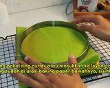 Foto langkah ke 8 dari resep Pandan Melaka Cheesecake Tanpa Terigu (bisa oven/kukus) all in one method.