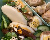 Hình bước làm 5 của món Bento box 13: Bánh bao thịt kho Đài Loan