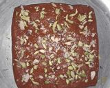 A picture of step 5 of Alphonso Mango burfi.