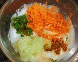 A picture of step 2 of Carrots koshimbir.