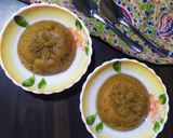 A picture of step 4 of Rajgira Halwa / Amaranth flour Halwa.