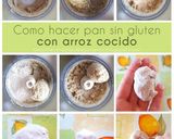Foto del paso 1 de la receta: Masa para preparar pan (SIN GLUTEN). Con arroz cocido y almidón de maíz. En la multiprocesadora!