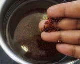 A picture of step 1 of Ragi Kheer.