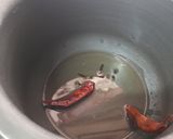 A picture of step 2 of Tuvar Dana pulao.