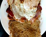 My Lovely Bacon and fried Egg Toasted Sandwich 🥰