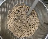 Foto del paso 7 de la receta: Soba con pimiento verde, calabaza y carne