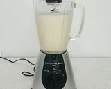 Hình bước làm 4 của món Sinh tố chuối đào 복숭아바나나스무디
