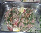 Foto del paso 1 de la receta: Cuartos de pollo al horno en adobo de picada