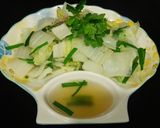 Hình bước làm 3 của món Cải thảo xào hẹ