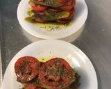 Une image de l'étape 11 de Mille feuille de poivrons grillés aux tomates ail et huile d olive et basilic.