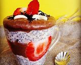 Φωτογραφία βήματος 4 της συνταγής Overnight oatmeal με chia, μπανάνα και καραμέλα από χουρμάδες