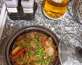 Hình bước làm 3 của món Thịt kho củ cải