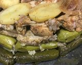 A picture of step 7 of Stuffed Zucchini and Grape Leaves with Chicken Wings.