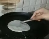 A picture of step 3 of Kuttu ka cheela.