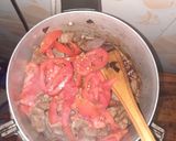 A picture of step 2 of Maini fry.