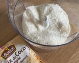 Une image de l'étape 2 de Biscuits vegans banane, coco et sésame.