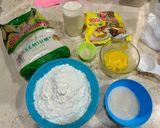 Foto langkah ke 1 dari resep Adonan Dasar Roti Tanpa Ulen (dengan Margarine, tanpa Telur).
