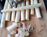 Une image de l'étape 1 de Curry d'asperges.