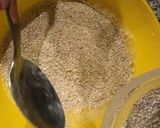 Foto del paso 1 de la receta: Budín de naranja y avena saludable. Al microondas u horno