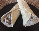 Foto del paso 4 de la receta: Fajitas de trigo con arroz y albóndigas