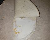 A picture of step 5 of Crunch wrap.