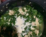 Foto del paso 5 de la receta: Espinacas con pollo y crema