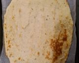 A picture of step 3 of Cauliflower based pizza.