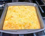 A picture of step 9 of Cheesy Broccoli Cornbread 🧀🥦.