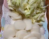 蔬菜香菇年糕的食譜步驟1照片
