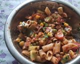 A picture of step 6 of Pasta mix vegetables salad.