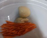 A picture of step 1 of Egg Capsicum and Carrot Salad.
