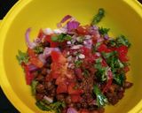 A picture of step 3 of Healthy Tangy Kala Chana Chaat.