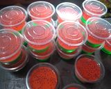 Foto langkah ke 5 dari resep Puding semangka cup.